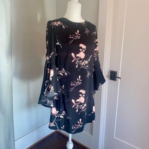Black floral dress-Leith (brand)